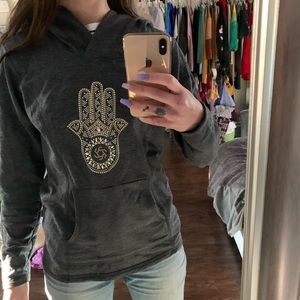Buddha hand hoodie